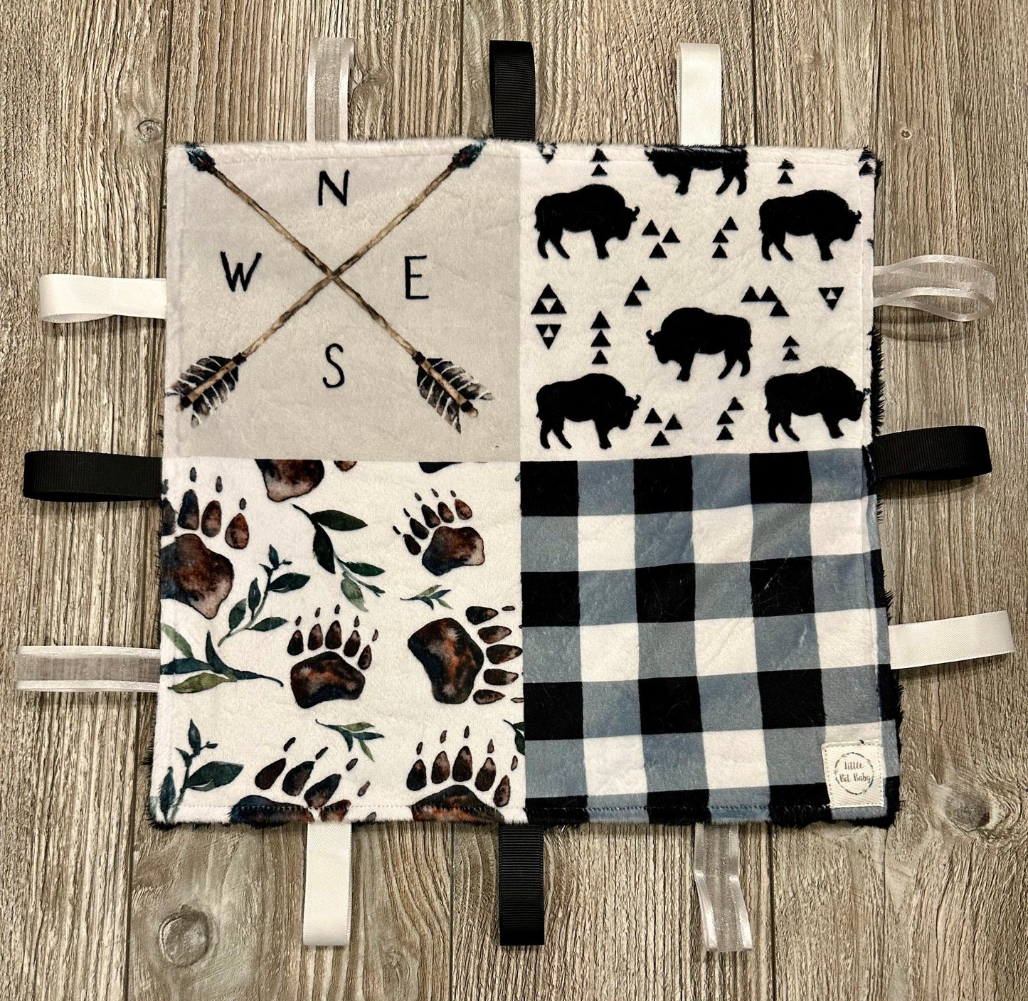 Black and White Forest (Print 1)  WITH Crinkle