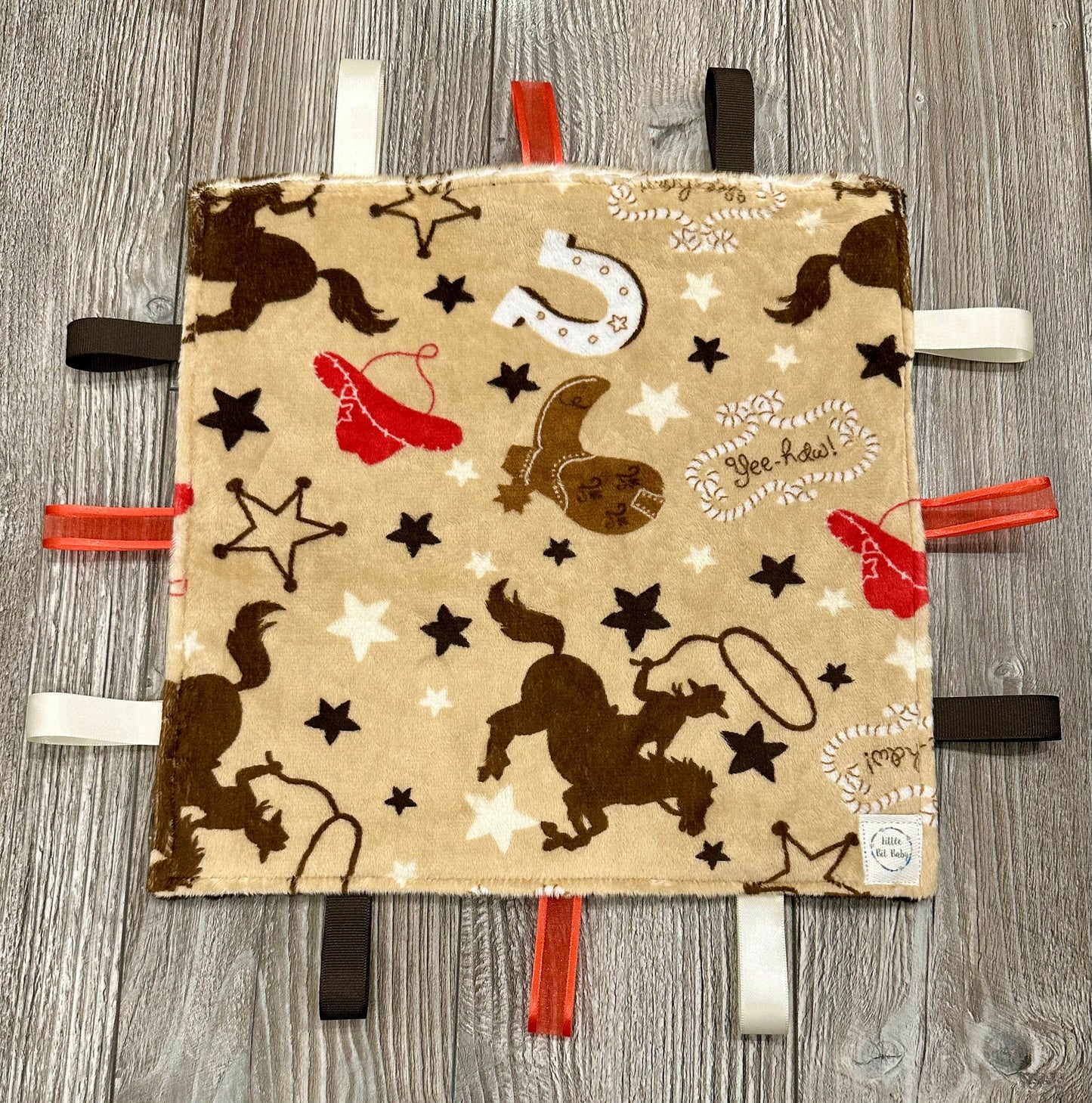 Brown and Red Cowboy WITH Crinkle