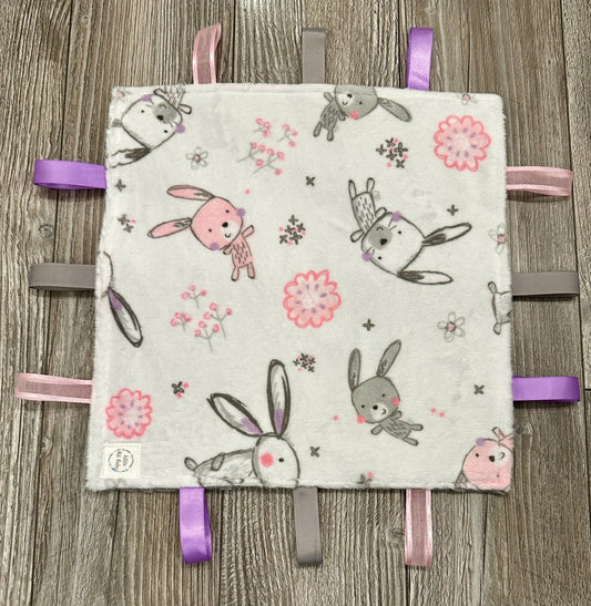 Grey and Pink Bunnies WITH Crinkle