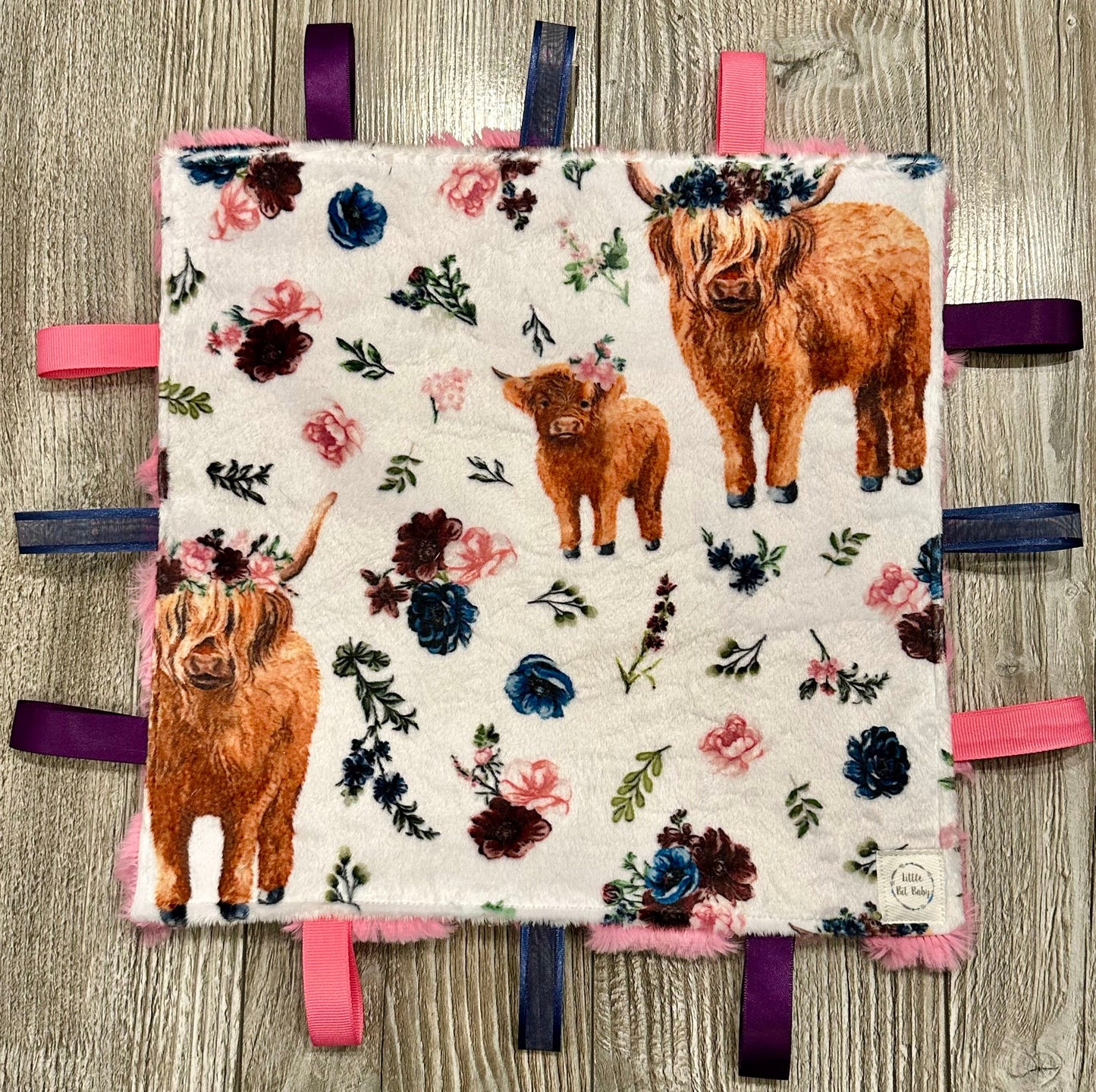 Pink Highland Cows WITH Crinkle