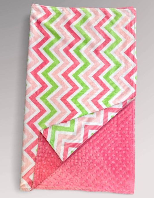 Pink and Green Chevrons