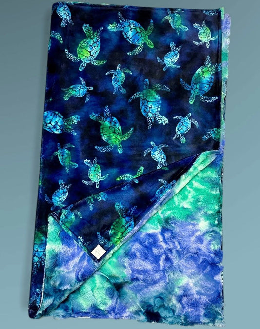 Sea Green and Blue Turtles