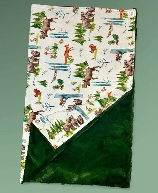 Green Woodland Animals