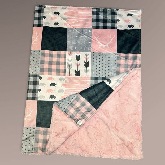 Blush Wild and Free- CRIB SIZE