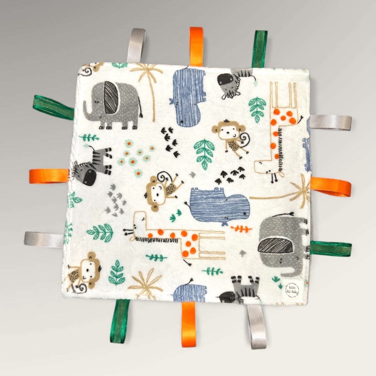 Grey Safari Animals WITH Crinkle