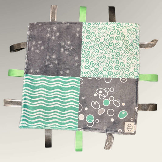 Mint Elephants (Print 4) WITH Crinkle