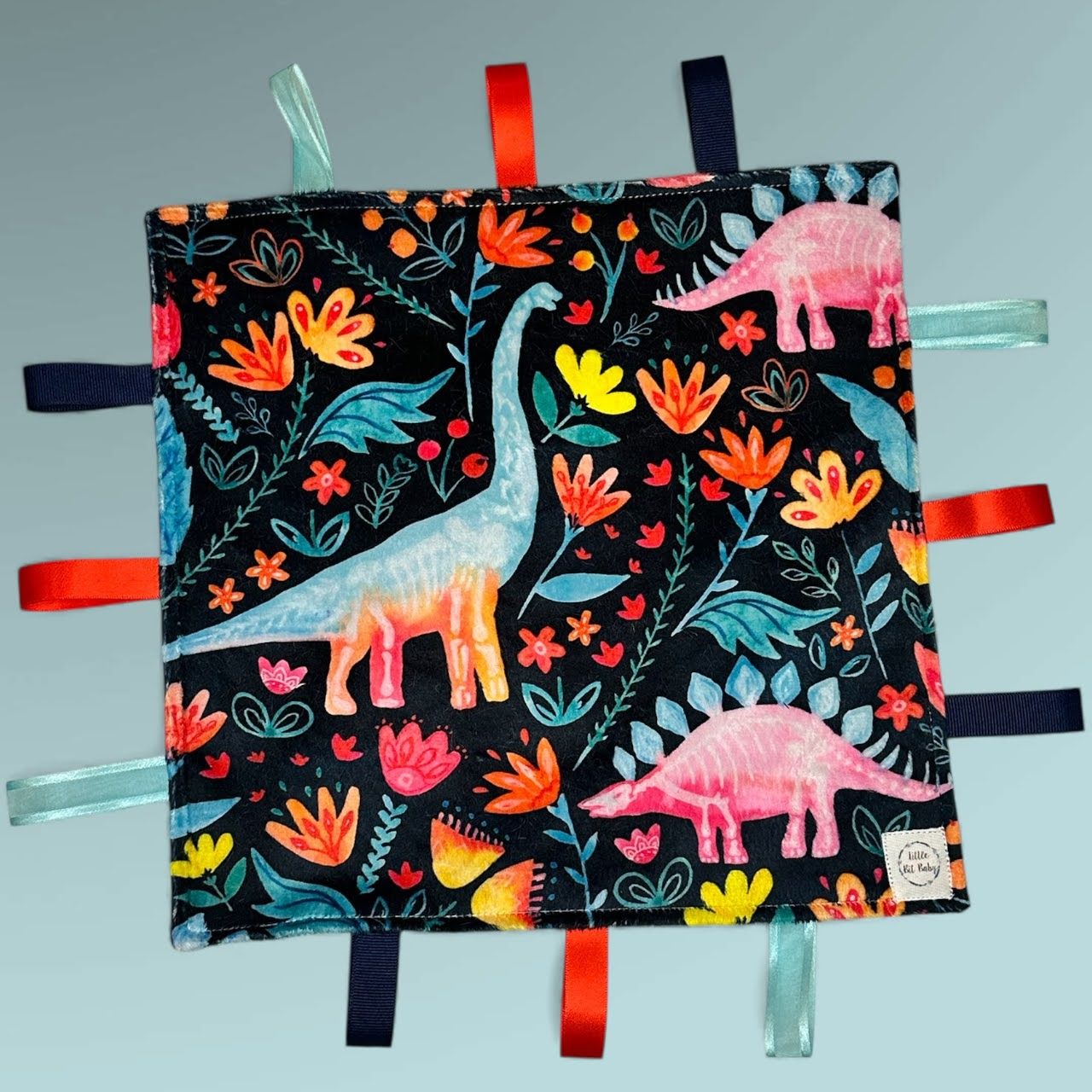Blue and Pink Pastel Dinosaurs WITH Crinkle