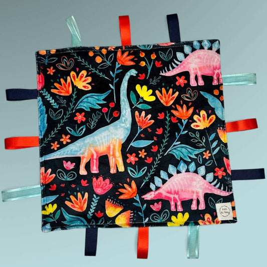 Blue and Pink Pastel Dinosaurs WITH Crinkle