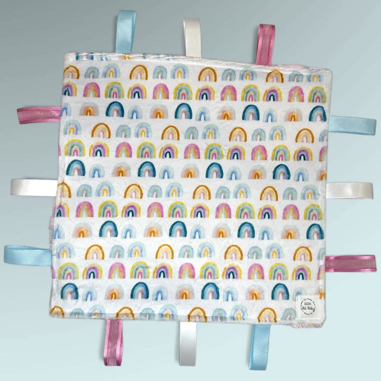 Pink and Blue Rainbows WITH Crinkle