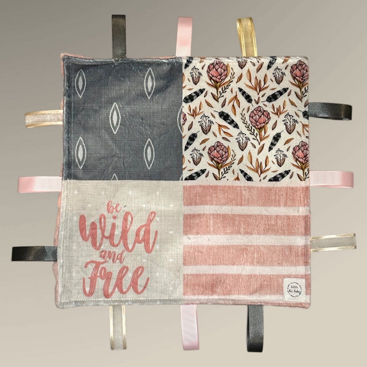 Dusty Pink Wild and Free (Print 2) WITH Crinkle