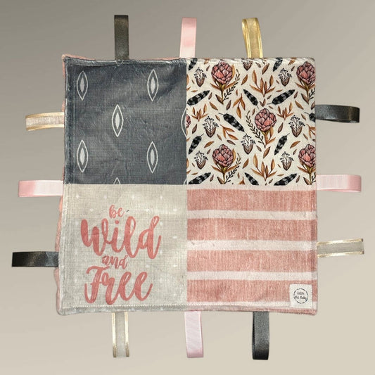 Dusty Pink Wild and Free (Print 2) WITH Crinkle