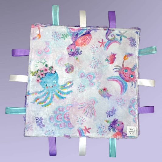 Pastel Purple Sea Creatures WITH Crinkle
