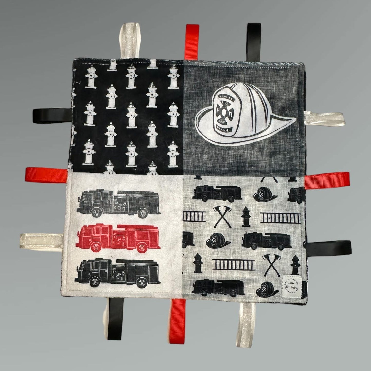 Red and Black Firefighting (Print 1) WITH Crinkle