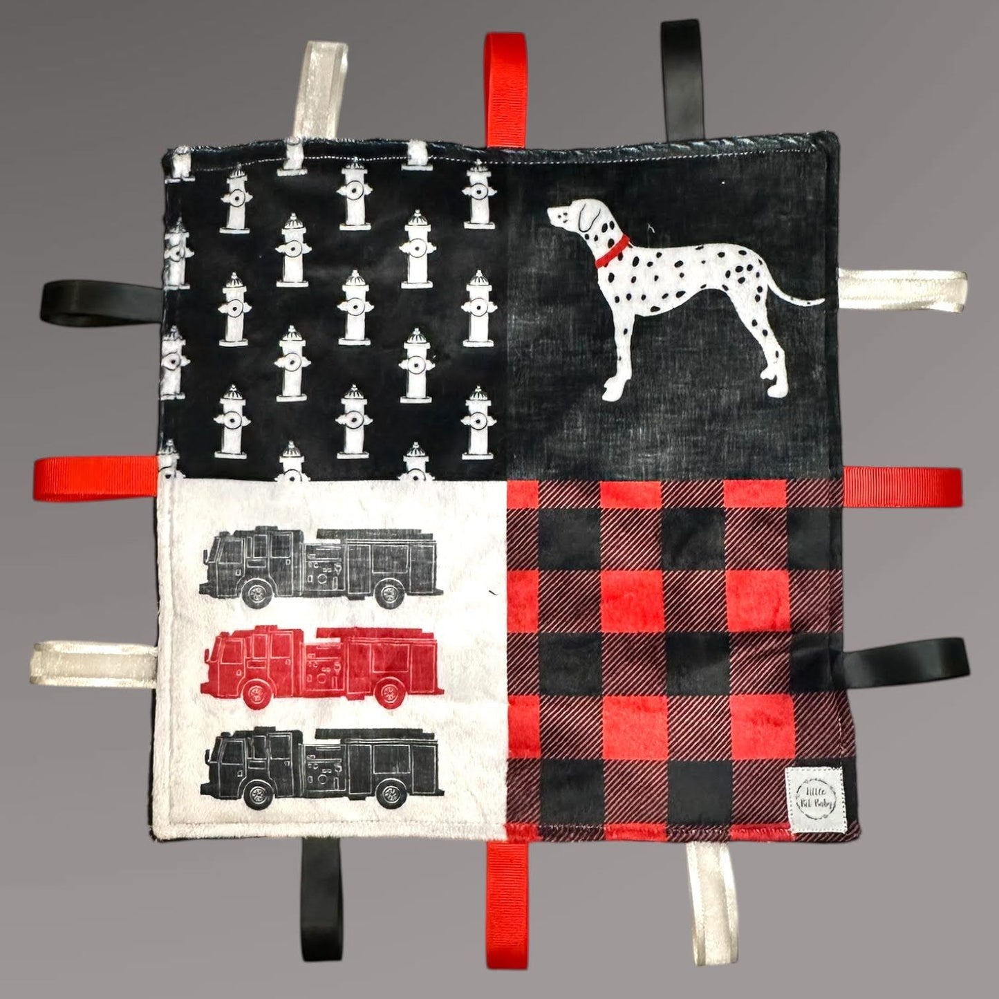 Red and Black Firefighting (Print 2) WITH Crinkle