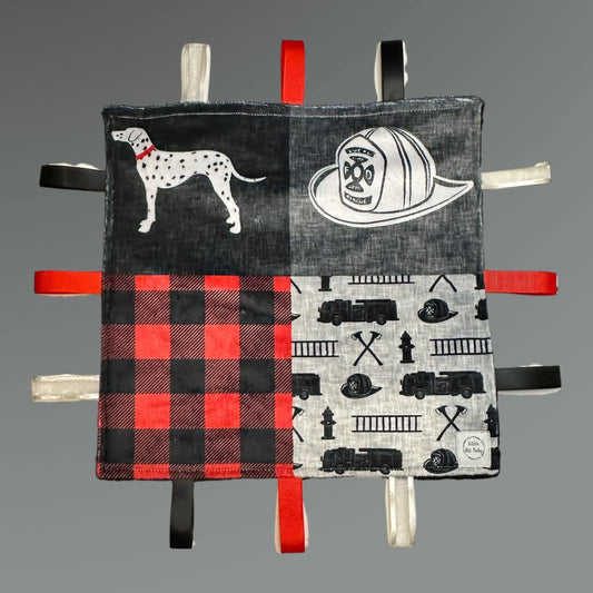 Red and Black Firefighting (Print 3) WITH Crinkle