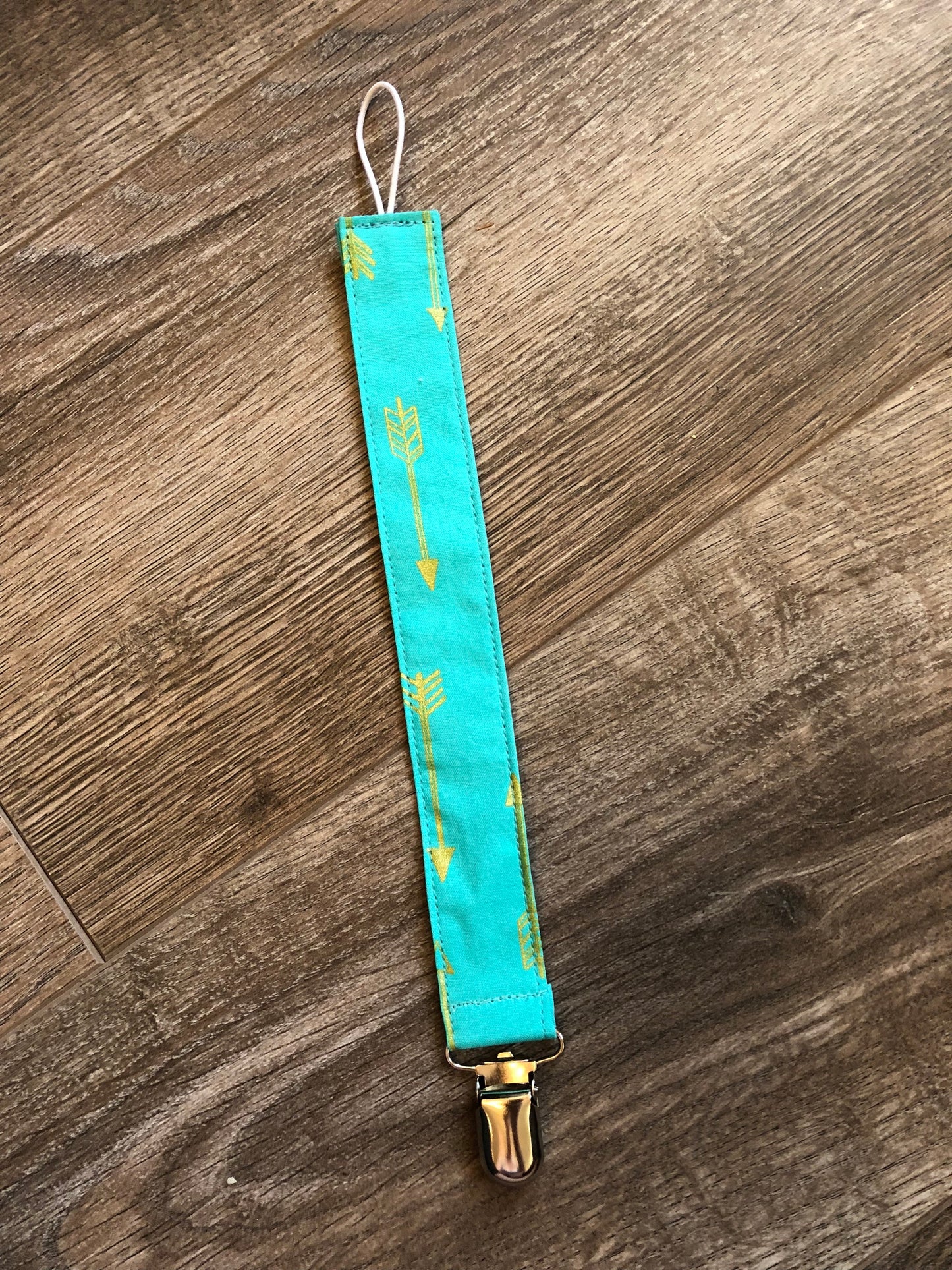 Aqua With Gold Arrows