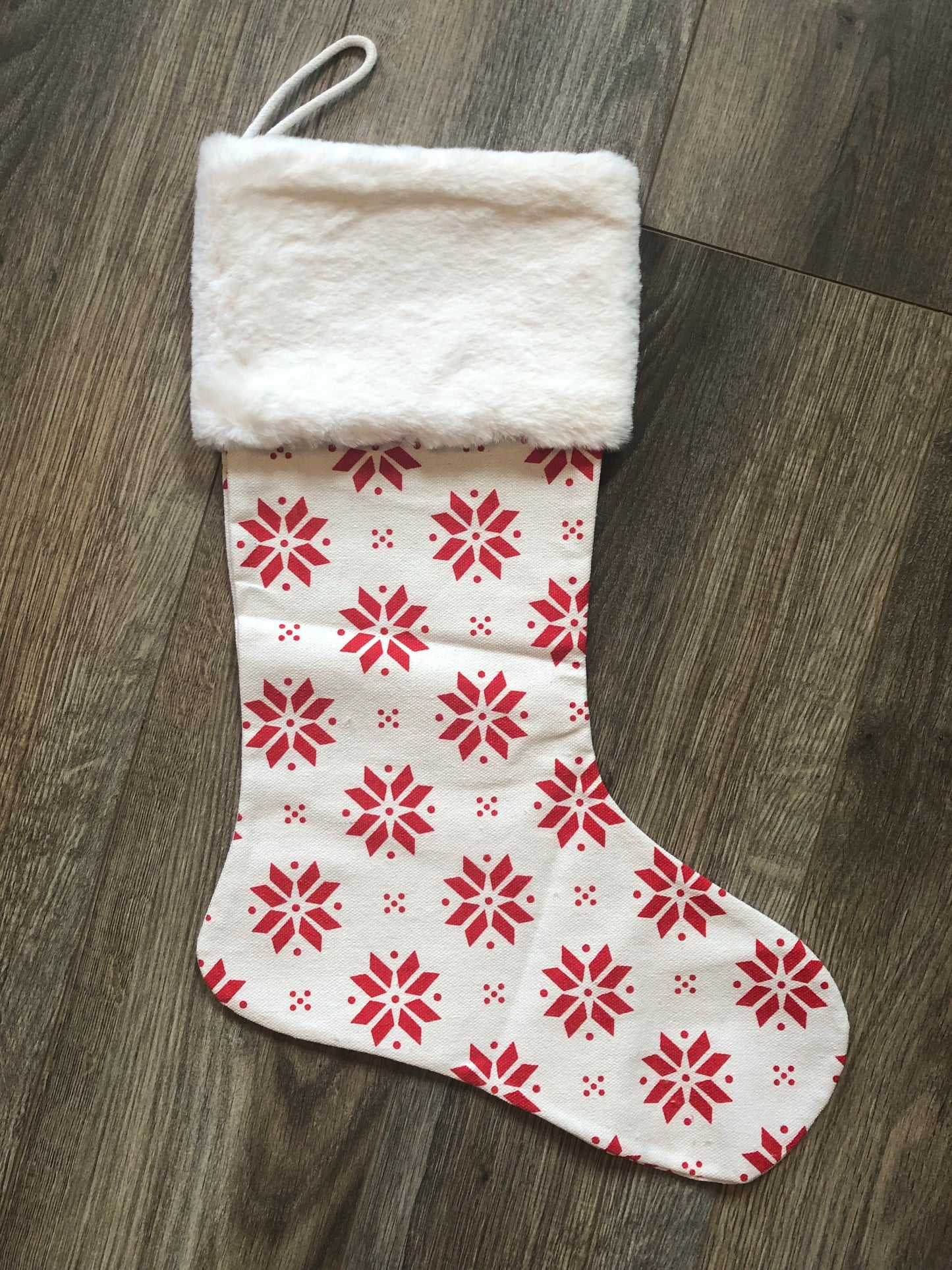 Burlap Snowflakes