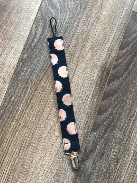 Navy With Rose Gold Dots