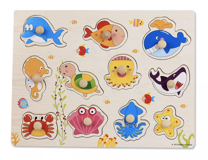 Animal Shape Sorting Board