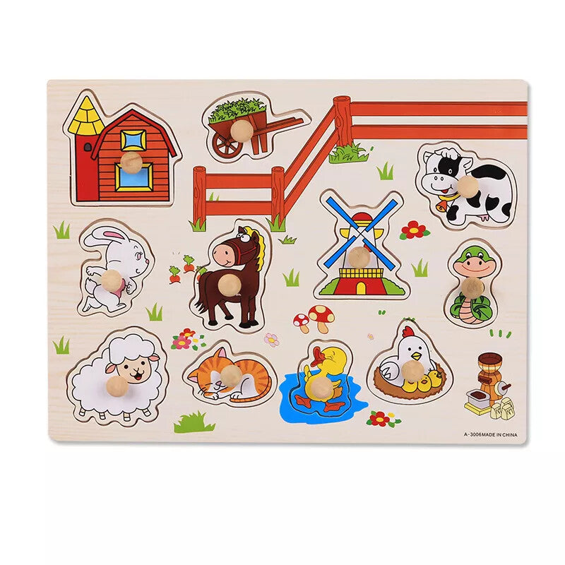 Animal Shape Sorting Board