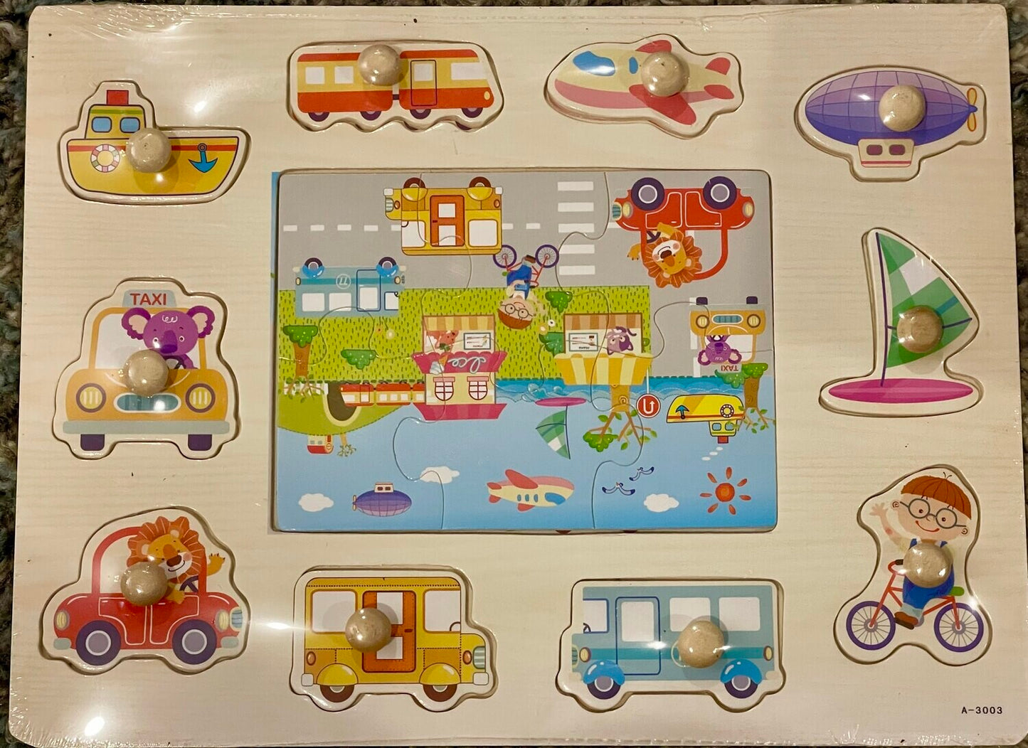 Animal Shape Sorting Board